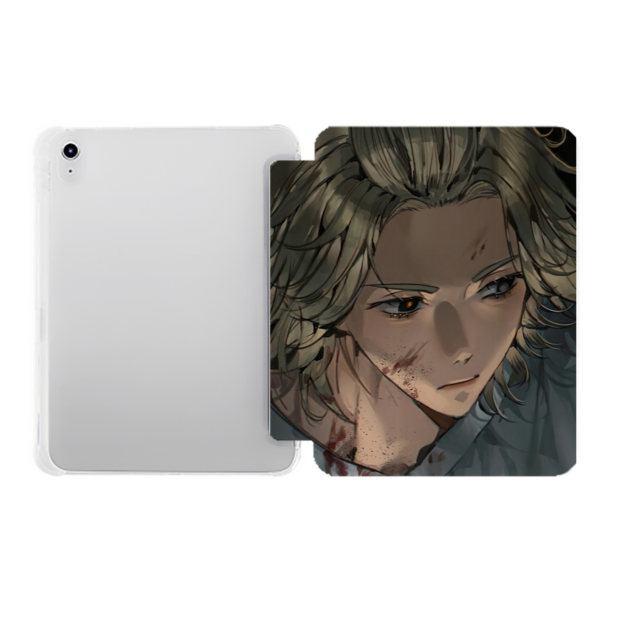 （画像用） 東京リベンジャーズ Tokyo Revengers IPad ケース ペン収納付き 三つ折りスタンド PUレザー×シリコン 対応機種9.5/10.5/10.9インチ